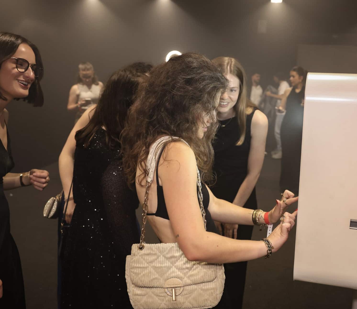 étudiants au Photo Booth